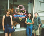 
Aderyn, Mandy and Scott. One of them is ice-cream phobic...I bet you can't guess who. ;)